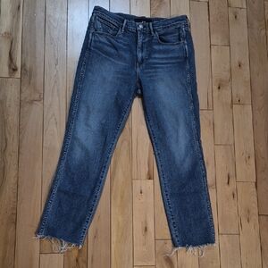 3x1 Made Here Women's Size 29 Capri Length Jeans with Raw Hem